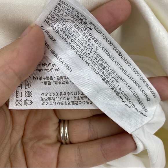 C/MEO Collective white button pencil skirt NWT - Picture 10 of 10